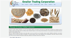 Desktop Screenshot of gwaliortradingcorporation.com